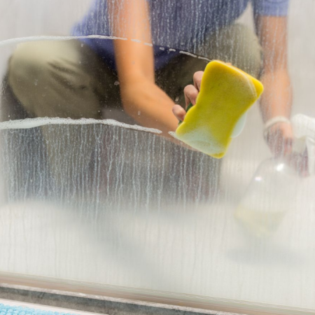 Bathroom Scale and Mold Cleaning